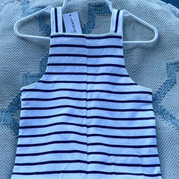 Janie & Jack boys one piece blue white 12-18 months - Picture 3 of 8